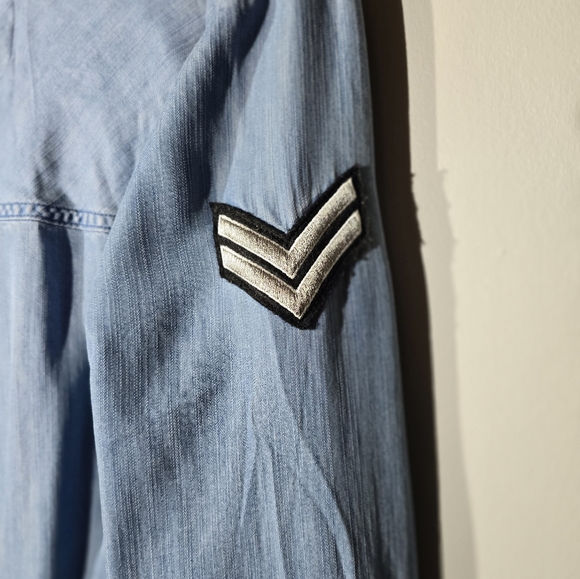 Jean shirt with patches from Nordstrom - Picture 3 of 5